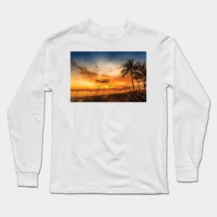 Bonita Beach Bright Sunset Long Sleeve T-Shirt